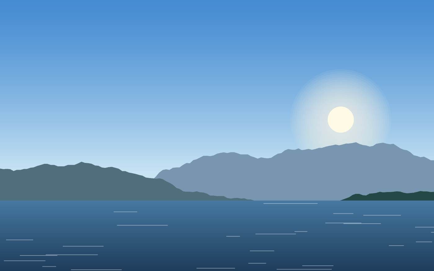 Landschaftsillustration