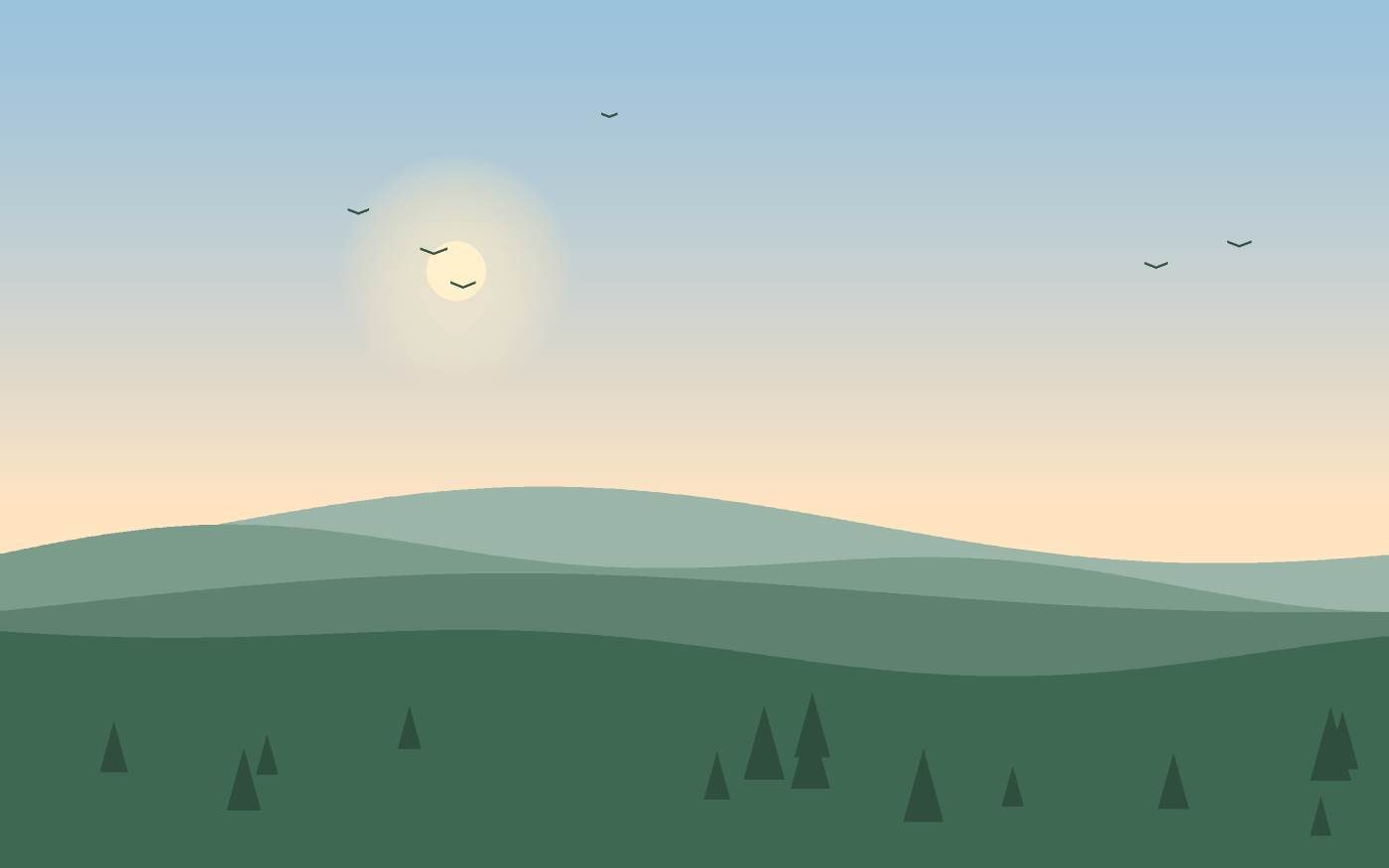 Landschaftsillustration