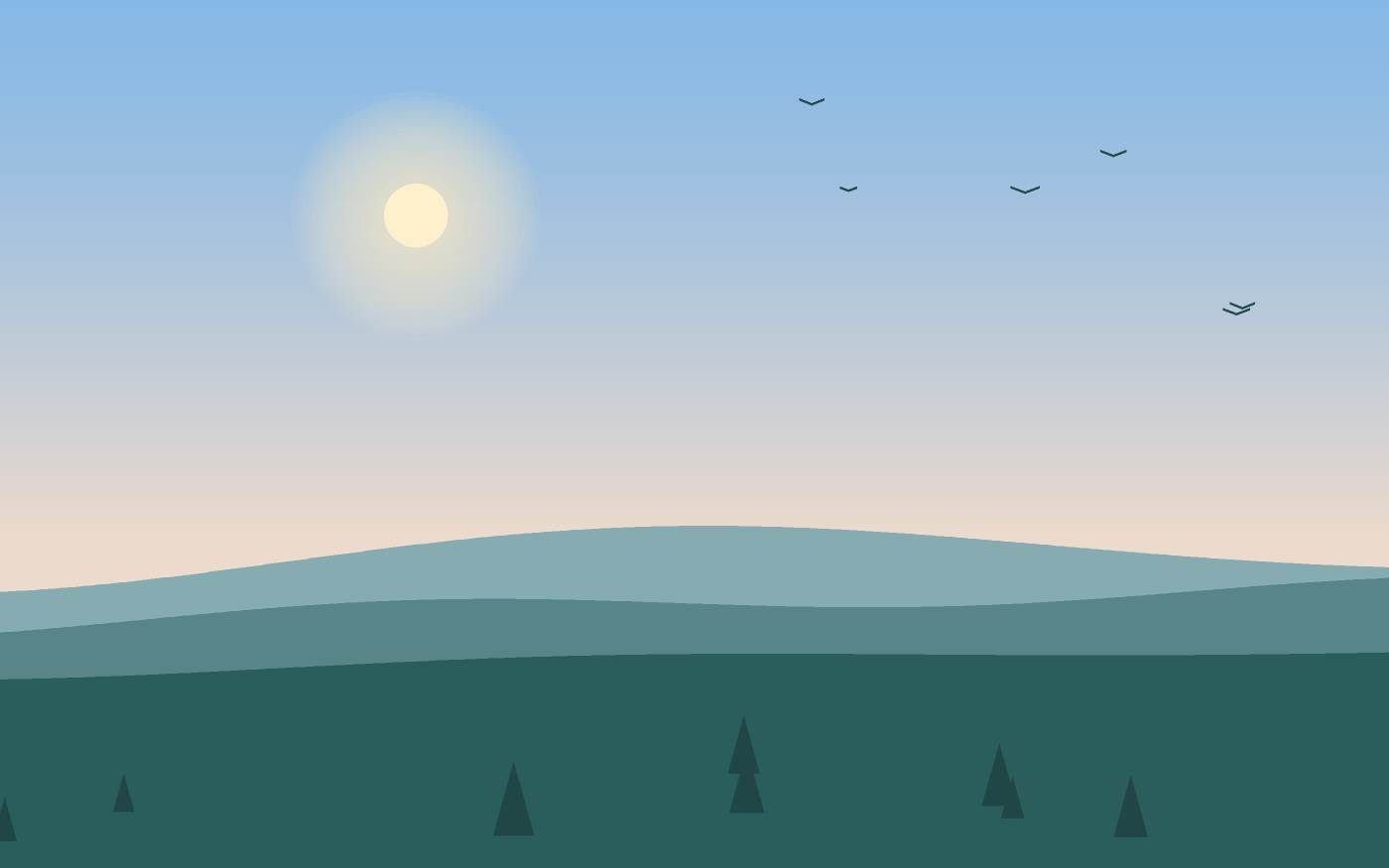 Landschaftsillustration