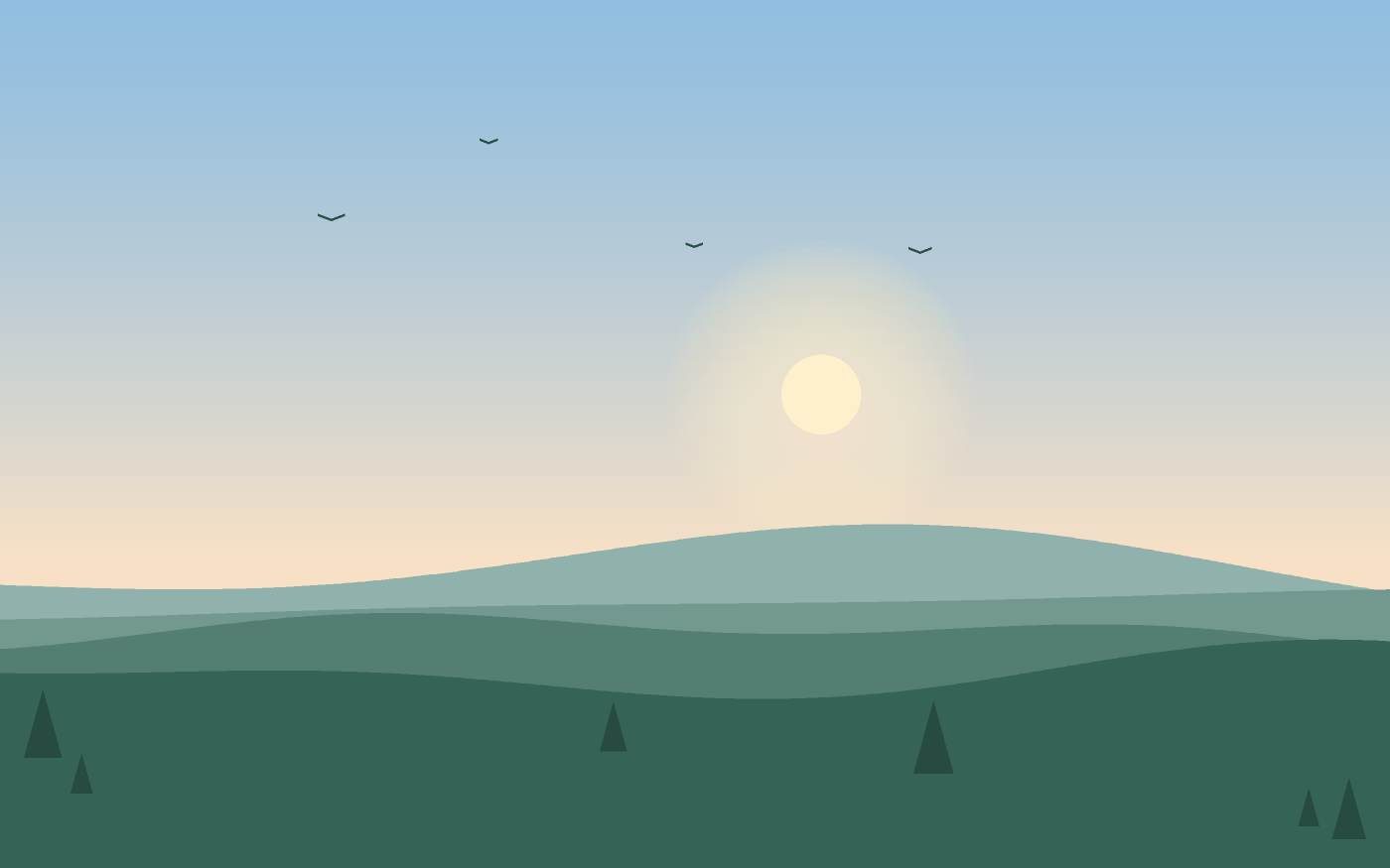 Ilustrace krajiny