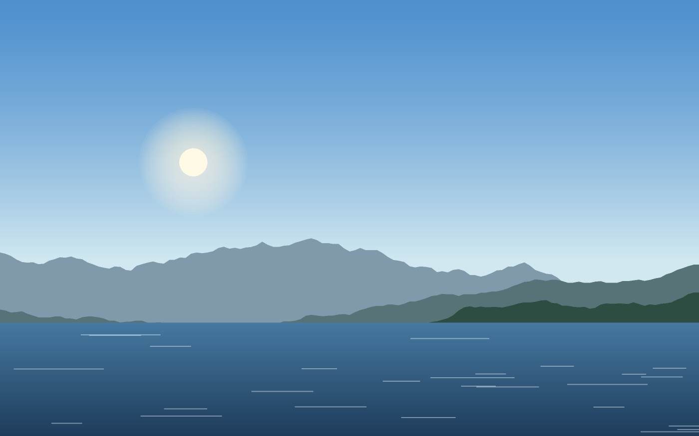 Ilustrace krajiny