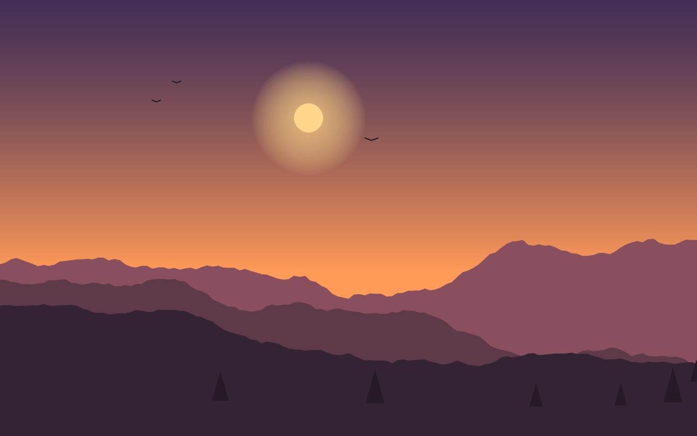 Ilustrace krajiny