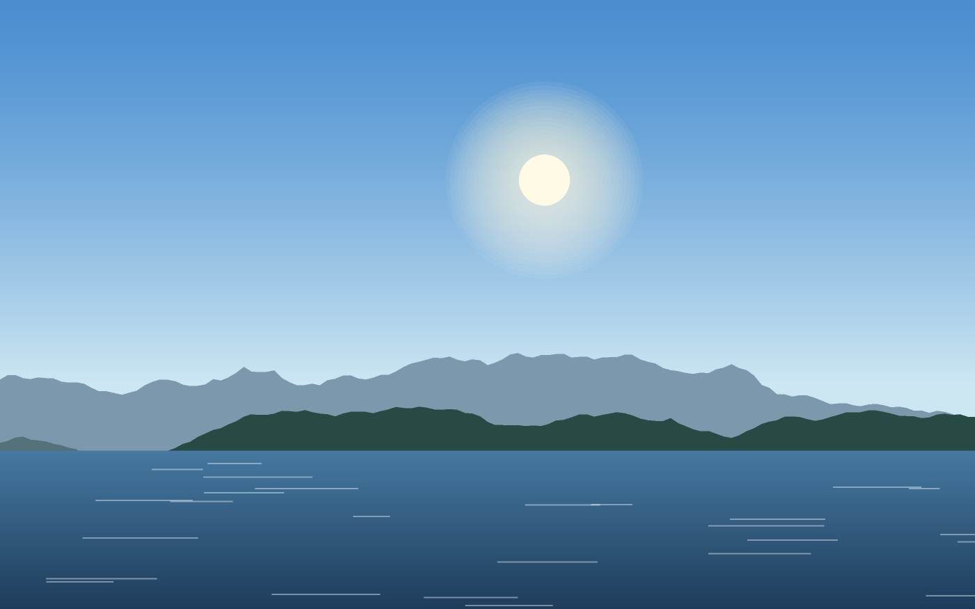 Landschaftsillustration