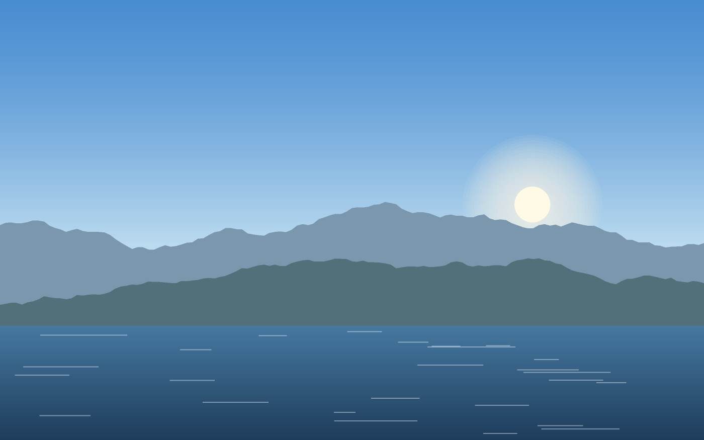 Landschapsillustratie